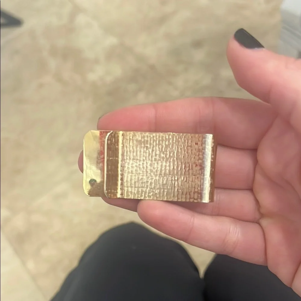 VTG Louisiana Downs Gold Toned Money Clip